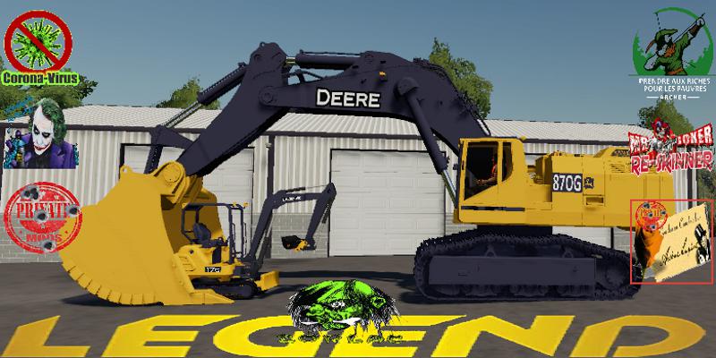 Deere Big Excavator 870G V1.5